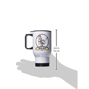 3Drose Funny Worlds Greatest Female Pilot Cartoon Stainless Steel Travel Mug, 14-Ounce