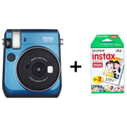 Fujifilm Instax Mini 70 Instant Camera Blue + 20 Sheets