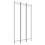 vidaXL 3-Panel Room Divider White 120x220 cm Fabric vidaXL 3-Panel Room Divider White 120x220 cm Fabric