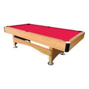 Billiard/Pool Table Red Top 8 ft With Ball Collection System Billiard/Pool Table Red Top 8 ft With Ball Collection System