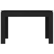 Vidaxl Dining Table Black 120x60x76 Cm Engineered Wood Vidaxl Dining Table Black 120x60x76 Cm Engineered Wood