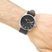 Diesel DZ1862 MS9 Chrono Black with leather strap Mens Watch Diesel DZ1862 MS9 Chrono Black with leather strap Mens Watch