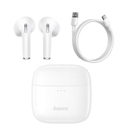 Baseus E8 Wireless Bluetooth 5.0 TWS Earbuds Waterproof IPX5- White Baseus E8 Wireless Bluetooth 5.0 TWS Earbuds Waterproof IPX5- White