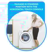 Candy Front Load Washer 10 kg RO16106DWHC7-19 Candy Front Load Washer 10 kg RO16106DWHC7-19
