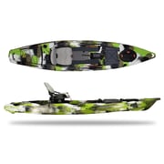 Feelfree Lure 13.5 Fishing Kayak With Rudder, Lime Camouflage Feelfree Lure 13.5 Fishing Kayak With Rudder, Lime Camouflage