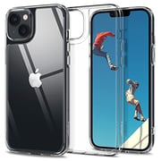 Spigen Quartz Hybrid designed for iPhone 14 PLUS case cover (2022) - Crystal Clear