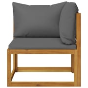 Vidaxl 5 Piece Garden Lounge Set With Cushions Solid Acacia Wood Vidaxl 5 Piece Garden Lounge Set With Cushions Solid Acacia Wood