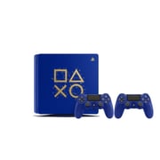 Sony PS4 Slim Gaming Console 500GB Days of Play Limited Edition Blue + Dual Shock 4 Controller Blue Sony PS4 Slim Gaming Console 500GB Days of Play Limited Edition Blue + Dual Shock 4 Controller Blue