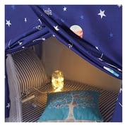 Single Bed Size 1pc Lower Deck Curtain Zodiac Sign Design