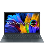 ASUS ZenBook 13 OLED (2020) Laptop - 11th Gen / Intel Core i7-1165G7 / 13.3inch FHD OLED / 16GB RAM / 1TB SSD / Shared Intel Iris Xe Graphics / Windows 11 Home / English & Arabic Keyboard / Pine Grey / Middle East Version - [UX325EA-OLED001W]