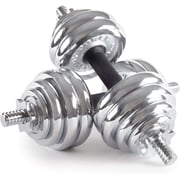 Ultimax Adjustable Fitness Dumbbell Weights For Fitness Dumbbells Gym Dumbbell Set Adjustable Dumbbell Set With Barbell Connecting Rod Gym Weights-20kgs