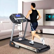 Sparnod Fitness Automatic Treadmill – Foldable Motorized Treadmill for Home Use- STH-5000 (5 HP Peak)