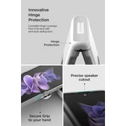 VRS Design Terra Guard Modern [Hinge Protection] designed for Samsung Galaxy Z Flip 4 case cover (2022) - White
