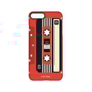 Casette Red - Sleek Case for iPhone 8 Plus Casette Red - Sleek Case for iPhone 8 Plus