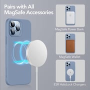 Esr Cloud Soft Serie Liquid Silicone Case Cover With Halolock Magnetic Core Blue Colour for Iphone 13
