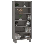 vidaXL CD Cabinet HAMAR Light Grey 45x18x100 cm Solid Wood Pine vidaXL CD Cabinet HAMAR Light Grey 45x18x100 cm Solid Wood Pine