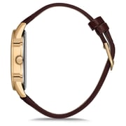 Omax Classic Series Brown Leather Analog Watch For Men JD01G15I Omax Classic Series Brown Leather Analog Watch For Men JD01G15I