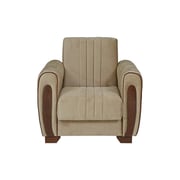 Pan Emirates Merione Single Seater Sofa Bed With Storage Light Brown Pan Emirates Merione Single Seater Sofa Bed With Storage Light Brown