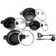 Arshia Die-casted Cookware 8pc Set Non-stick Co110-2565 Arshia Die-casted Cookware 8pc Set Non-stick Co110-2565