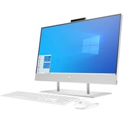 HP All-in-One 24D-P1000 3B4Z6EA Desktop - Core i7 2.80GHz 16GB 1TB + 256GB Shared Win10Home 23.8inch FHD Silver Wireless Keyboard and Mouse