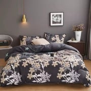 DEALS FOR LESS - King Size, Duvet Cover, Bed Sheet Set of 6 Pieces, Flower & leaves Design DEALS FOR LESS - King Size, Duvet Cover, Bed Sheet Set of 6 Pieces, Flower & leaves Design