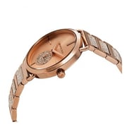Michael Kors MK3853 Portia Crystal Rose Gold Dial Ladies Watch