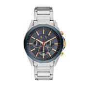 Armani Exchange Drexler Silver Stainless Steel Men Watch AX2614 Armani Exchange Drexler Silver Stainless Steel Men Watch AX2614