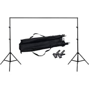 Coopic S03 2 X 3 Meters Heavy Duty Adjustable Backdrop Support System Photography Studio Video Stand With 2 Pcs Background Clip