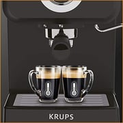 Krups Xp3208 15-Bar Pump Espresso And Cappuccino Coffee Maker, 1.5-Liter, Black Krups Xp3208 15-Bar Pump Espresso And Cappuccino Coffee Maker, 1.5-Liter, Black
