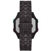 Armani Exchange Shell Black Stainless Steel Digital Men Watch AX2952 Armani Exchange Shell Black Stainless Steel Digital Men Watch AX2952