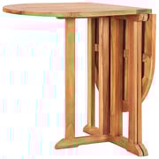 vidaXL Folding Butterfly Garden Table 120x70x75 cm Solid Teak Wood vidaXL Folding Butterfly Garden Table 120x70x75 cm Solid Teak Wood
