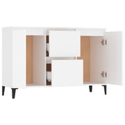 Vidaxl Sideboard White 104x35x70 Cm Chipboard Vidaxl Sideboard White 104x35x70 Cm Chipboard