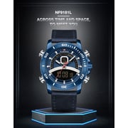 Naviforce NF9181L-BLU/SLVR- Glazier Men's Waterproof Watch