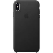 Apple Leather Case Black For iPhone Xs Max