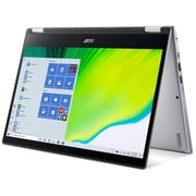 Acer Spin 3 SP314-54N-530C NX.HQ7EM.003 20 in 1 Laptop - Core i5 1GHz 4GB 256GB Shared Win10Home FHD 14inch Silver English/Arabic Keyboard Acer Spin 3 SP314-54N-530C NX.HQ7EM.003 20 in 1 Laptop - Core i5 1GHz 4GB 256GB Shared Win10Home FHD 14inch Silver English/Arabic Keyboard