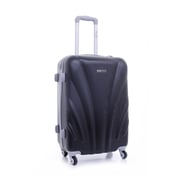 Para John ABS Luggage Travel Trolley With 4 Wheels 3pcs Set Black Para John ABS Luggage Travel Trolley With 4 Wheels 3pcs Set Black