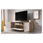Twist TV Unit (Oak/White) Twist TV Unit (Oak/White)