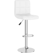 Vidaxl Bar Stool White Faux Leather Vidaxl Bar Stool White Faux Leather
