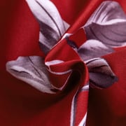 DEALS FOR LESS - Queen/Double Size, Duvet Cover, Bedding Set of 6 Pieces, Red with White Floral Design, 1 Duvet cover + 1 bedsheet + 4 pillow covers. DEALS FOR LESS - Queen/Double Size, Duvet Cover, Bedding Set of 6 Pieces, Red with White Floral Design, 1 Duvet cover + 1 bedsheet + 4 pillow covers.