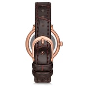 Omax Dome Series Brown Leather Analog Watch For Women DCD002R85I Omax Dome Series Brown Leather Analog Watch For Women DCD002R85I