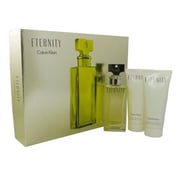 Calvin Klein Eternity Gift Set For Women (Calvin Klein Eternity 100ml EDP + 100ml Body Lotion + 100ml Shower Gel)