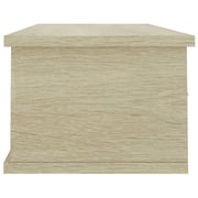 Vidaxl Wall-mounted Drawer Shelf Sonoma Oak 88x26x18.5 Cm Chipboard Vidaxl Wall-mounted Drawer Shelf Sonoma Oak 88x26x18.5 Cm Chipboard
