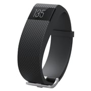 Smart Fitness With Heart Rate Monitor Tracker Band Black