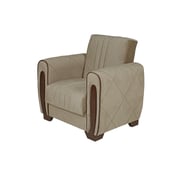 Pan Emirates Merione Single Seater Sofa Bed With Storage Light Brown Pan Emirates Merione Single Seater Sofa Bed With Storage Light Brown