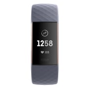 Fitbit Charge 3 Advanced Fitness Tracker - Blue Grey/Rose Gold Aluminum Fitbit Charge 3 Advanced Fitness Tracker - Blue Grey/Rose Gold Aluminum