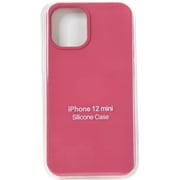 Silicone Case Iphone 12 Mini Rose Red Silicone Case Iphone 12 Mini Rose Red