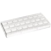 Fat Daddio's Chocolate Polycarbonate Square Gift Box Candy & Chocolate Mold, 11 Fat Daddio's Chocolate Polycarbonate Square Gift Box Candy & Chocolate Mold, 11