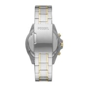 Fossil Garrett Silver/Gold Metal Analog Men Watch FS5622
