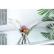 Norma Candle Holder Silver 36x17x19cm Norma Candle Holder Silver 36x17x19cm