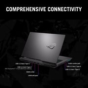ASUS ROG Strix G17 (2022) Gaming Laptop - AMD Ryzen 9-6900HX / 17.3inch WQHD / 16GB RAM / 1TB SSD / 8GB NVIDIA GeForce RTX 3070 Ti Graphics / Windows 11 Home / English & Arabic Keyboard / Grey / Middle East Version - [G713RW-LL107W]